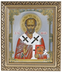 Икона Святого Николая Мирликийского Чудотворца (26х22)