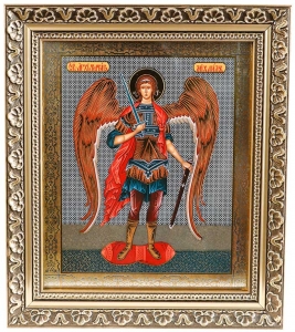 Икона «Святой Архистратиг Михаил» (багет,26х22)