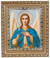 Икона «Святой Архангел Гавриил» (багет,26х22)