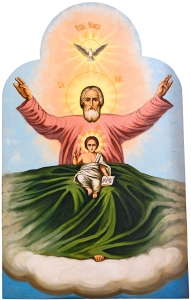 Икона писанная «Святая Троица»