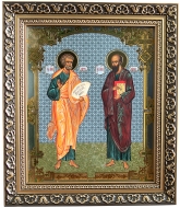 Икона «Святые апостолы Петр и Павел» (багет)