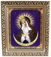 Икона Пресвятой Богородицы «Остробрамская» (багет)