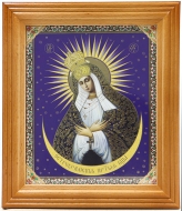 Икона Божией Матери «Остробрамская» (рамка-дерево,21х18)